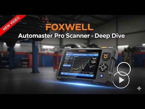 🔧 Using the FOXWELL Automaster Pro Scanner to Diagnose & Find Actual Trouble Codes - OBD2  🚗