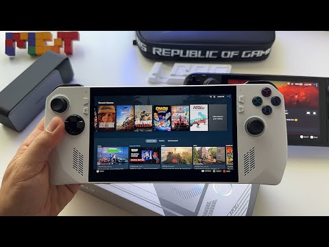 Asus ROG ALLY RC71L - unboxing & review | test and first contact | better than Steam Deck?