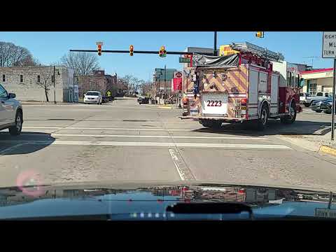 Fire Dept Response #110 - Dumpster Fire