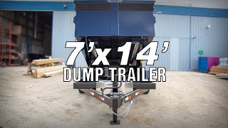 New 2026 Southland Trailers 7 X 14 HIGH SIDE Dump Trailer