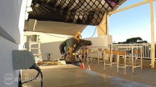 Kyle & Jackie O's Man On Fire Prank