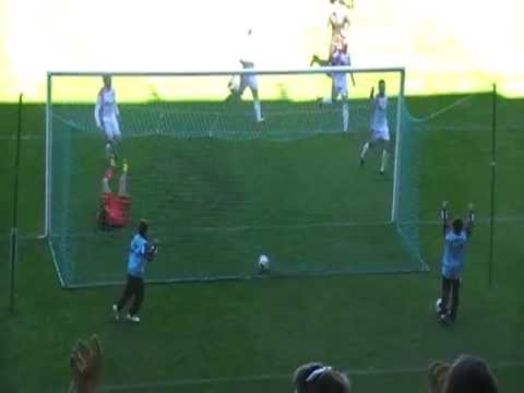Gol de la Cultural y Deportiva Leonesa contra el Club de Fútbol Palencia. Temporada 2012 2013
