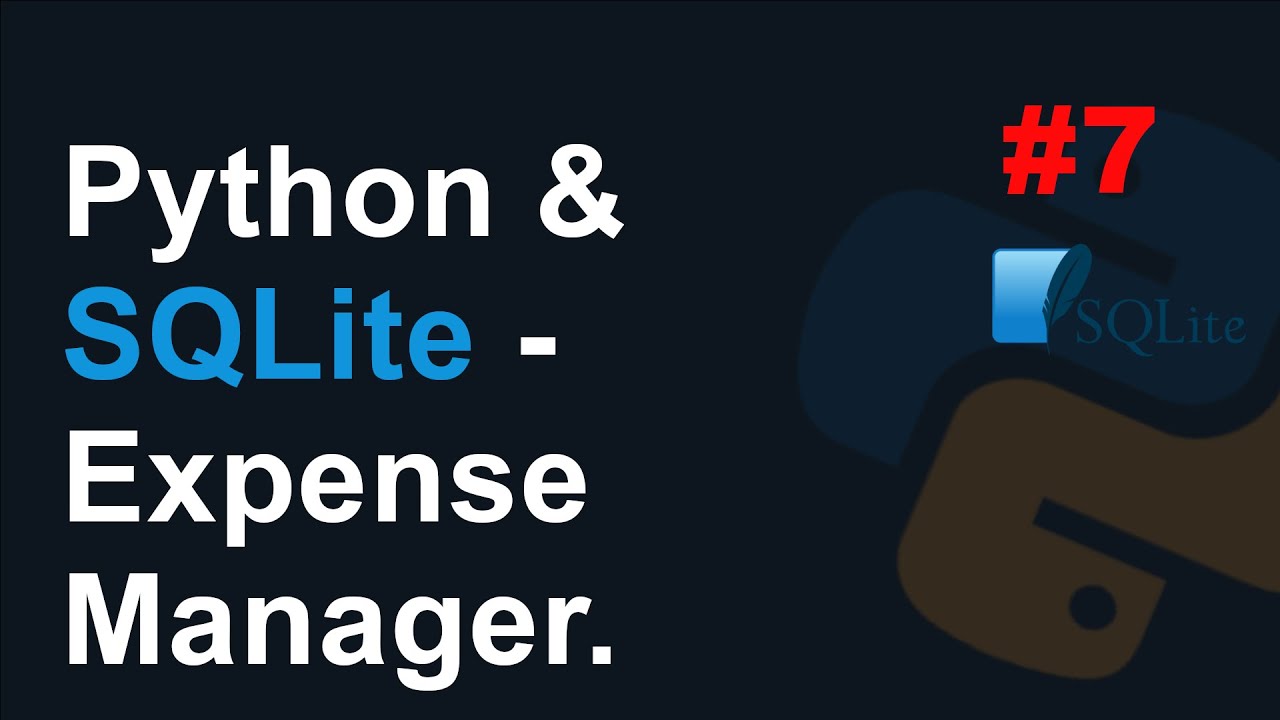 Python & SQLite: Expense Manager