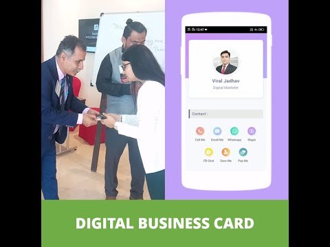 Digital Business Card Maker Ap Video
