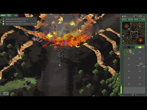 8-Bit Armies-Guardian Hard Campaign Walkthrough-Mission 02 "Fire and Flame"