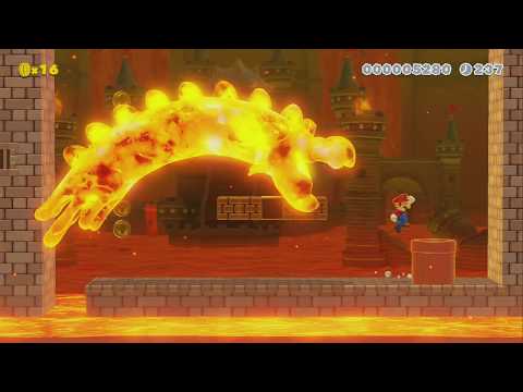 SMC 8-1: Molten Run by Ninja! - Super Mario Maker 2 - No Commentary 1by