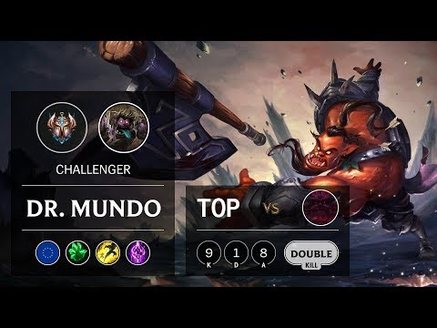 Dr. Mundo Top vs Ornn - EUW Challenger Patch 9.24