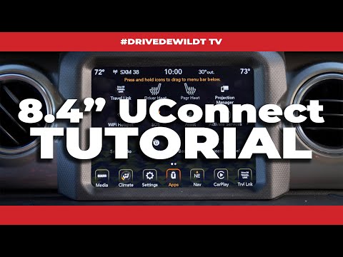 The Best UConnect 8.4" Tutorial - Jeep Gladiator / Wrangler
