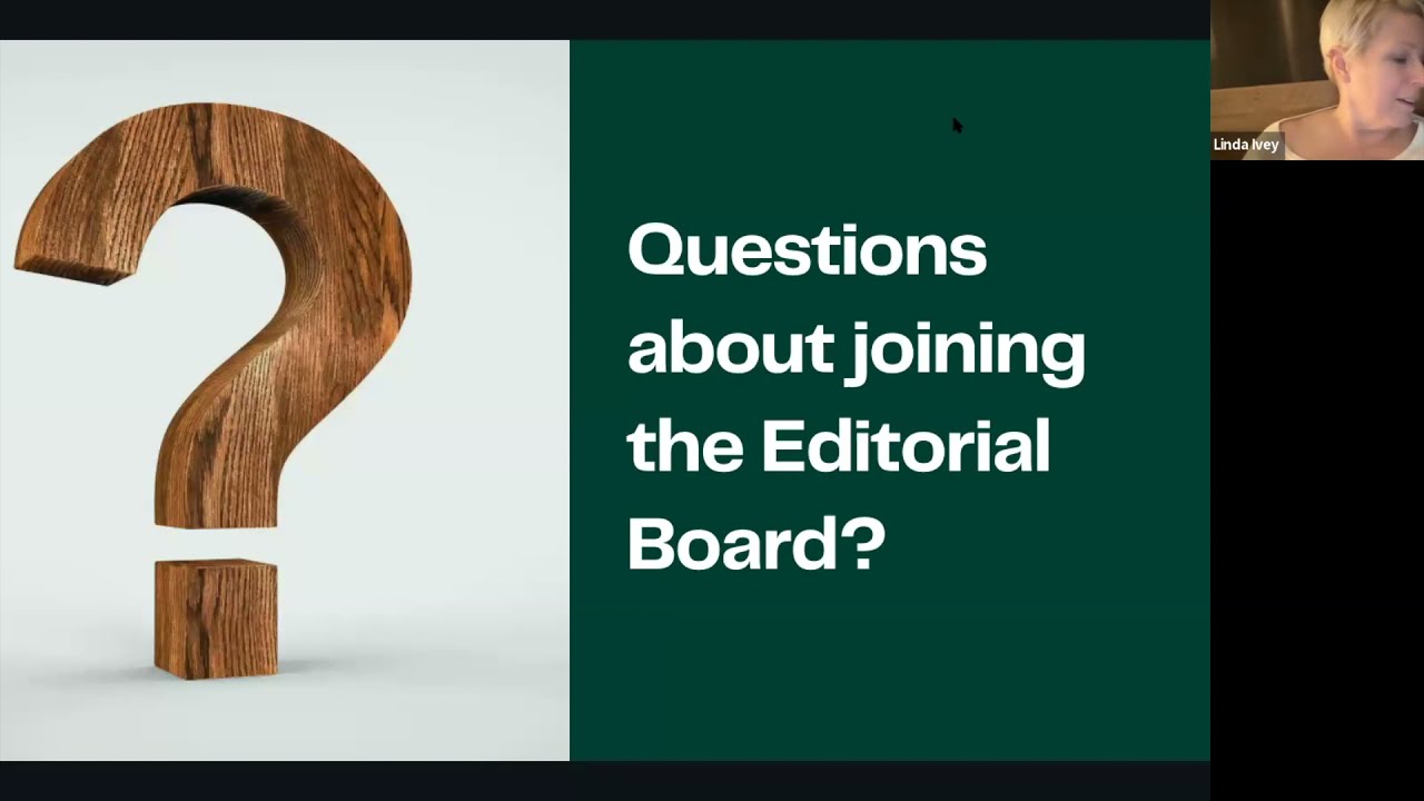 YouTube Video Thumb Joining the Editorial Board