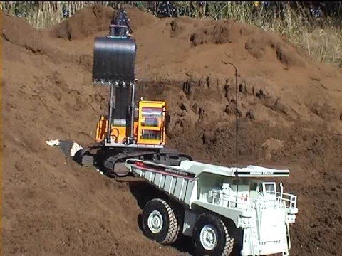 hobby engine mining truck