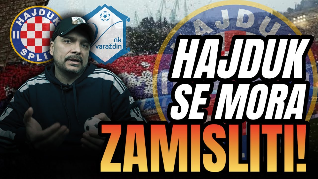 HAJDUK vs VARAŽDIN 1:0! LOŠ HAJDUK ALI 3 BODA SU TU!
