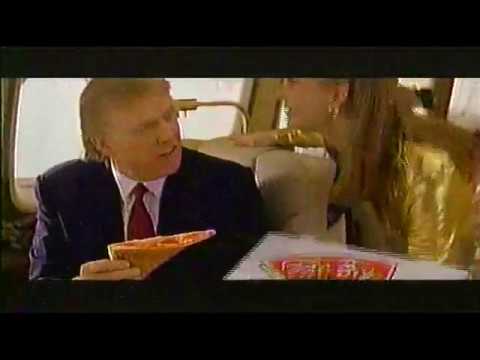 Pizza Hut Big New Yorker Pizza Commercial w/Donald Trump (1999)