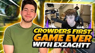 CROWDERS FIRST GAME EVER WITH EXZACHTT! (Call of Duty: Blackout)