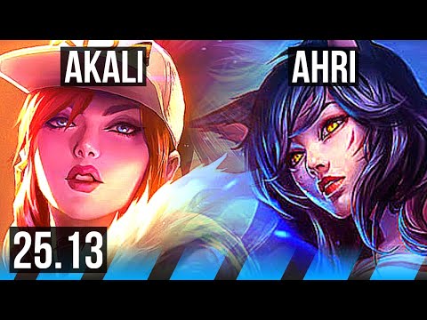 AKALI vs AHRI (MID) | 7/1/4 | KR Diamond | 25.13