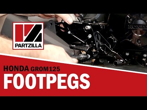 Honda Grom Footpeg Installation | Driven Racing Rearsets | Partzilla.com
