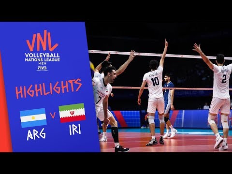 ARGENTINA vs. IRAN -  Highlights Men | Week 2 | Volleyball Nations League 2019