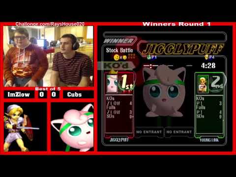 Im_Zlow (Young Link/Link) vs. Cubs (Jiggly Puff/Falco/Fox) - Winner Round 2 #020