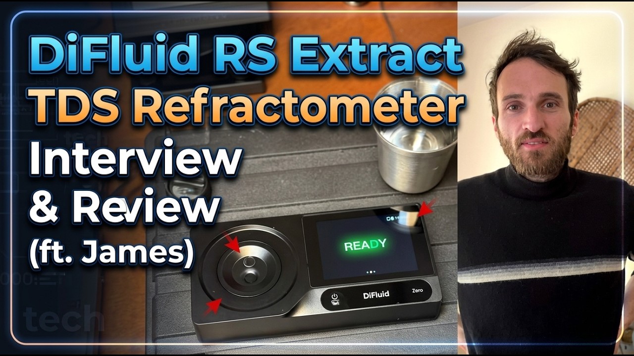 DiFluid RS Extract TDS Refractometer Interview & Review (ft. James)