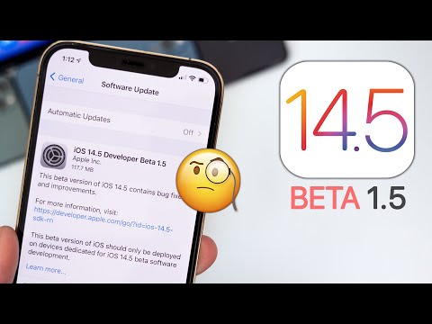 iOS 14.5 Beta 1.5 Released - What's New?