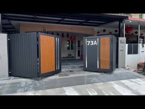 FULLY ALUMINIUM TRACKLESS AUTO GATE SYSTEM