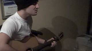 Ballas Hough Band get ready to perform on the radio