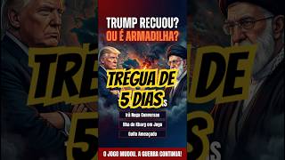 Trump recuou ? Ou é armadilha ? Guerra no Oriente e atualidades #historia #atualidades #professor