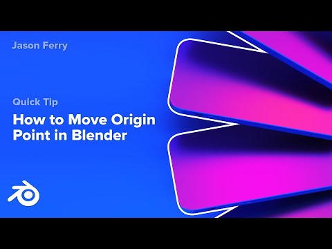How to Move Origin Point in Blender