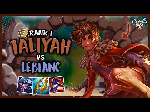 🏆RANK 1 TALIYAH VS LEBLANC🔥EPIC MID LANE🔥9/0/16 | CHALLENGER EUW | PRO GAMEPLAY HIGHLIGHTS | 2024