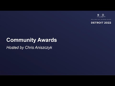 Community Awards - Hosted by Chris Aniszczyk