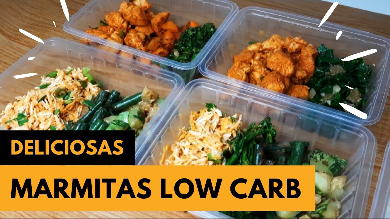 Marmitas Low Carb para semana | com Legumes Refogados