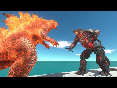 All Kaiju vs New Mechagodzilla | Who Can Defeat Mechagodzilla? - Animal Revolt Battle Simulator