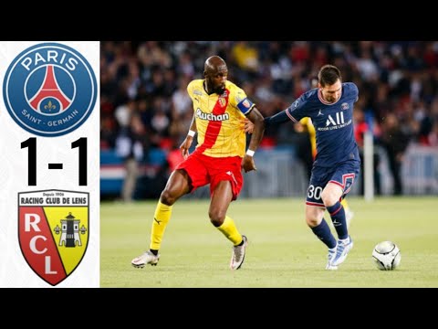 Paris SG vs Lens 1-1 Highlights | Ligue 1| 2021/2022 HD