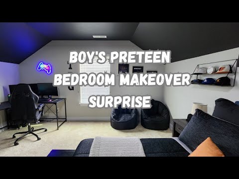 Boy's New Bedroom Makeover | Our Son's Birthday Surprise ...
