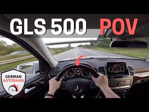 Mercedes GLS 500 455HP X166 POV | TOP SPEED 255km/h AUTOBAHN ACCELERATION