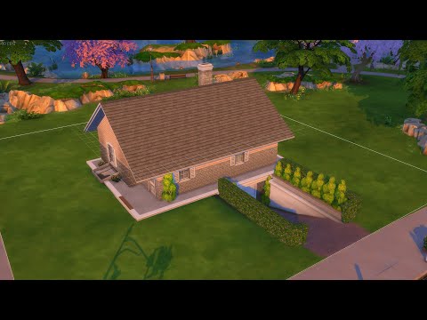 Sims 4 Keller + Abfahrt u. Fenster mit dem Boden verbinden.