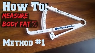 How to Measure Body Fat Percentage Method #1 Body Fat Calipers FT- Lauby