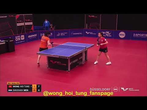 (凱彤即時戰報) 黃​凱彤 (Hong Kong China) vs Shuohan MEN (The Netherlands).