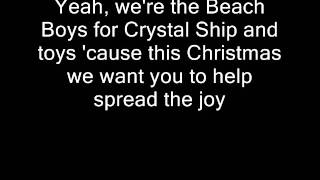 The Beach Boys - Toy Drive Public Service Announcement (Lyrics)