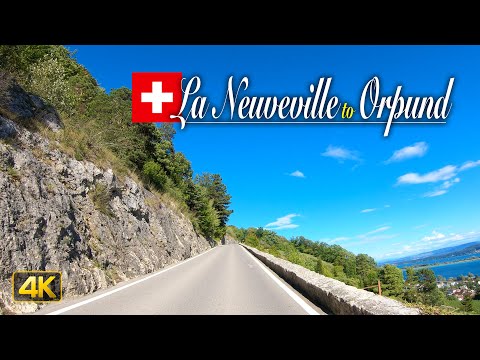 Driving the Long Way from La Neuveville to Orpund and around a road closure | Switzerland 🇨🇭