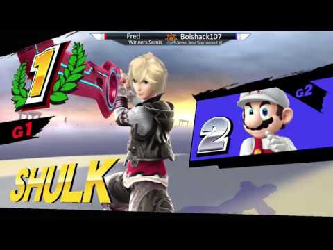 Seven Seas Tournament 6 - Fred (Shulk) vs Bolshack (Mario) - Losers Round 2