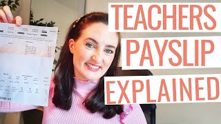 Teachers payslip explained | Tax Credit certificate | Ireland | Primary school example