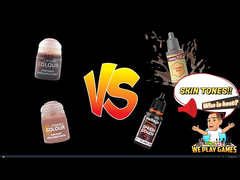 Quick Paints Skin tones -  Xpress Color, Speed Paints or Contrast Paints?