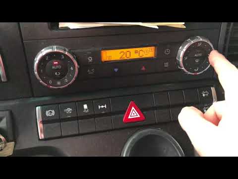 Mercedes-Benz Actros MP4 LKW Klimaanlage und Standklimaanlage programmieren und benutzen Anleitung