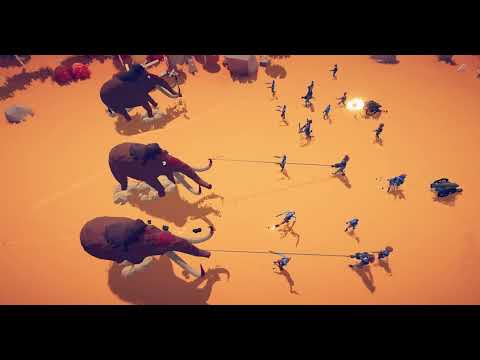 Pirate Team Vs Ancient Mammoth - Totally Accurate Battle Simulator
