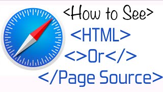 Page Source in Safari | Exponential Tech