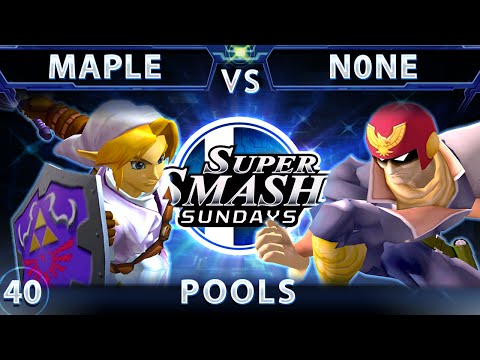 SSS 40 - Maple (Link) Vs. EMG n0ne (Falcon) SSBM Pools - Smash Melee