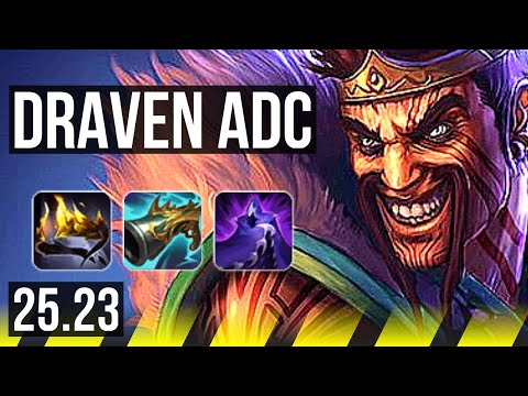 DRAVEN & Leona vs MISS FORTUNE & Rell (ADC) | 20/4/6 | KR Master | 25.23