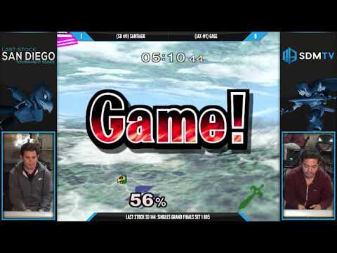 LSSD 144 - Santiago (Falco) vs. Gage (Shiek/Marth) - Grand Finals Set 1 - Smash Melee