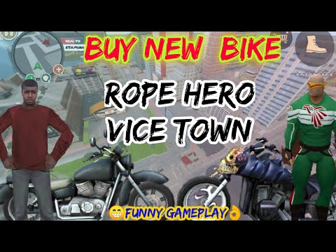 NEW SUPER FIRESKULL🔥 BIKE IN ROPE HERO VICE TOWN