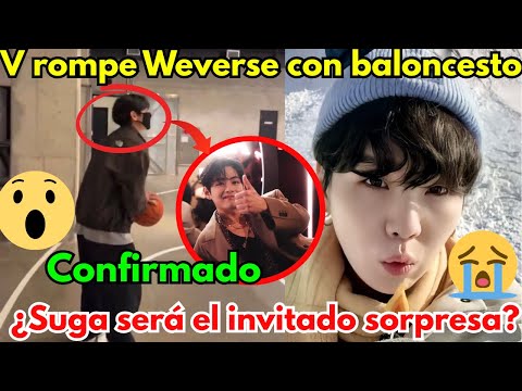 V BREAKS WEVERSE WITH HIS BASKETBALL! 🏀 AND SUGA? THEY'RE PREPARING A SECRET EVENT TOGETHER 🤫